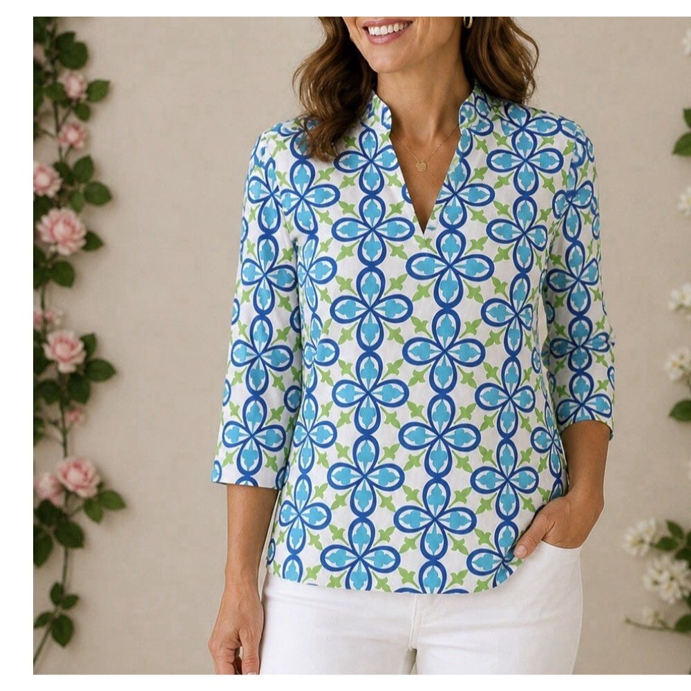 Katherine Way Women's Boca Tunic Shirt Size XS